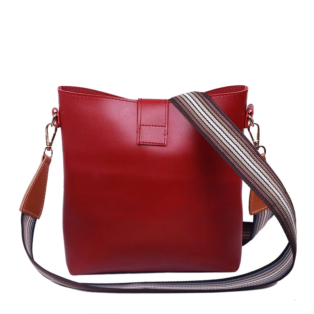 Compact Crossbody Maroon