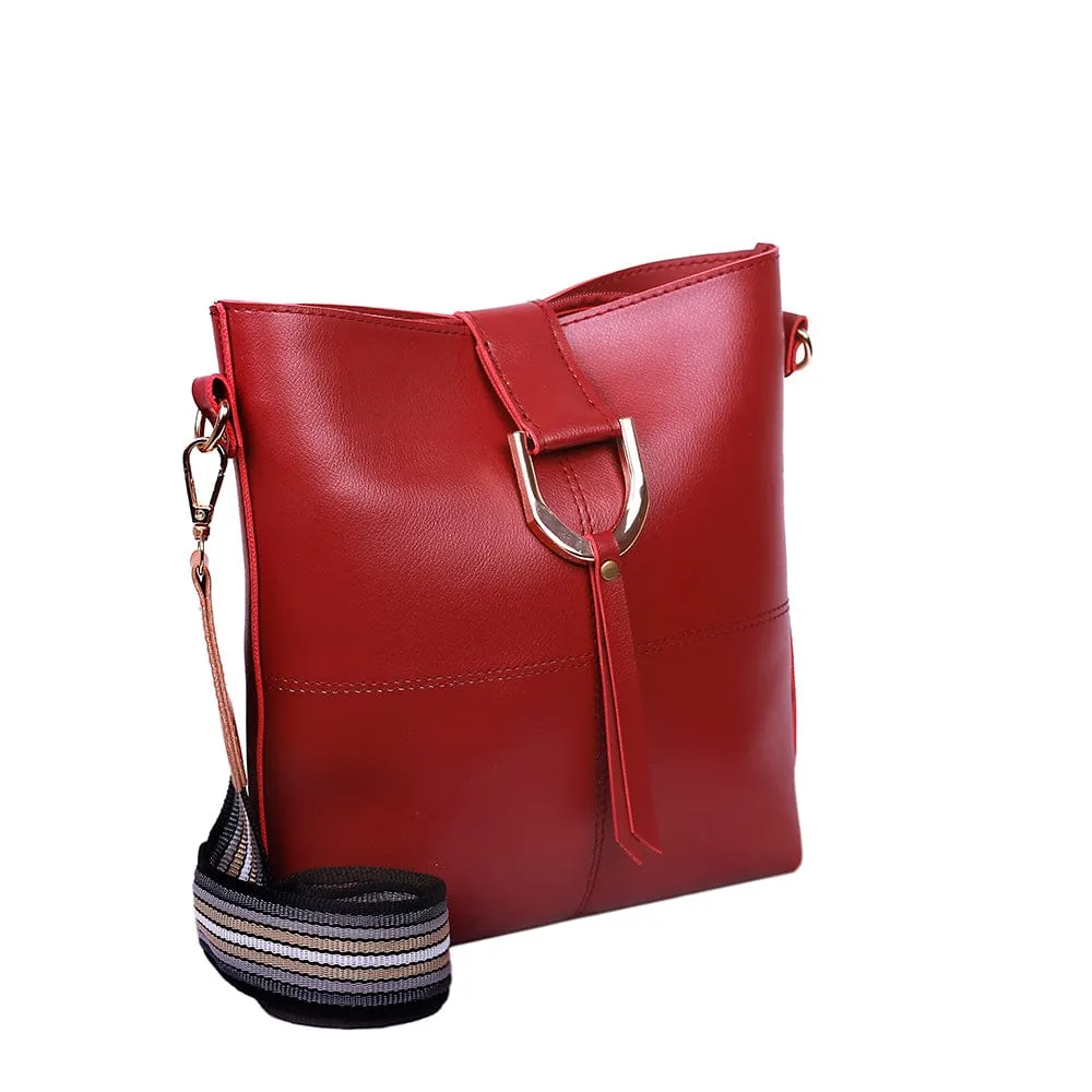 Compact Crossbody Maroon