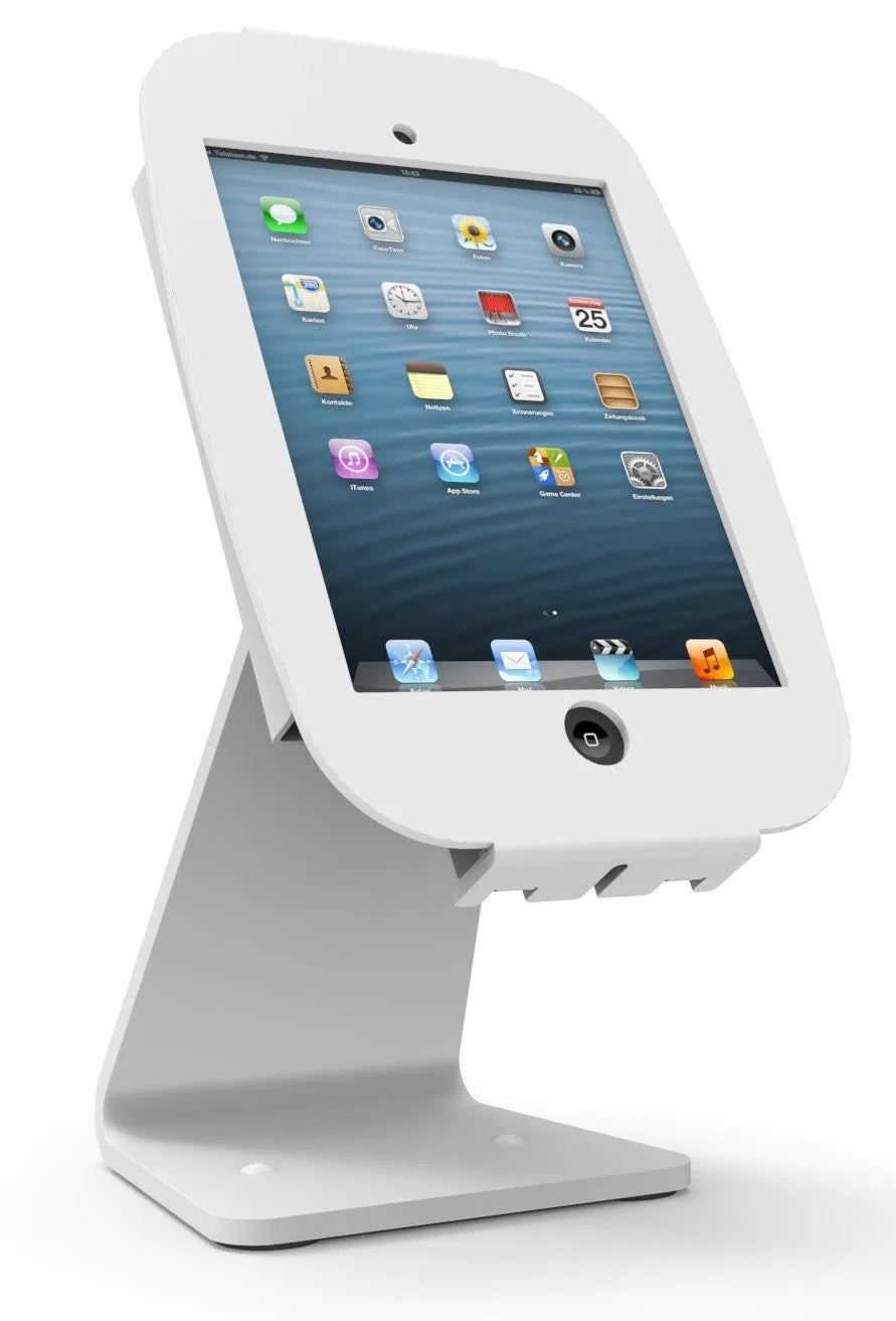 Compulocks Vesa Rotating And Tilting Counter Stand - Stand - For Tablet - Aluminium - White