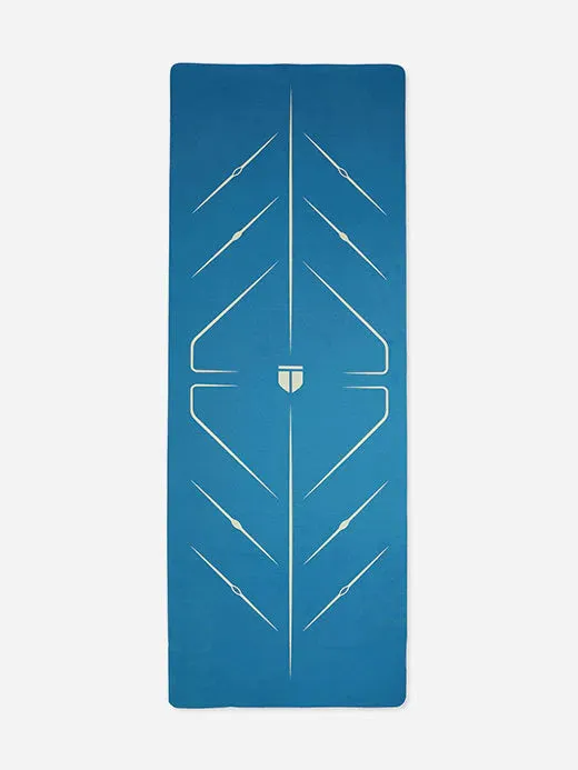 Core Yoga Mat-Teal gold