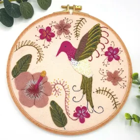 Corrine Lapierre | Applique Embroidery Kit - Humming bird