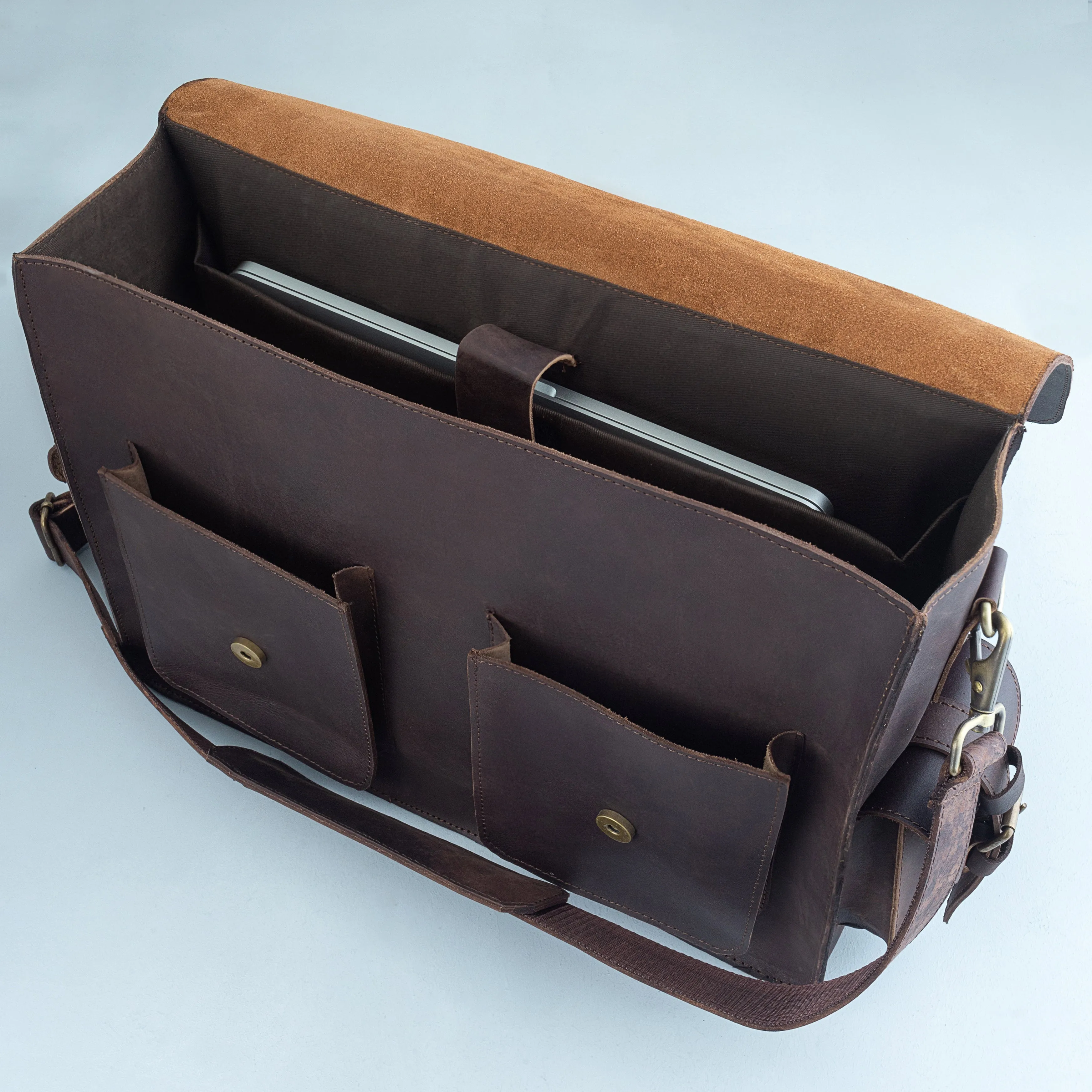 Council Briefcase - Handmade Leather