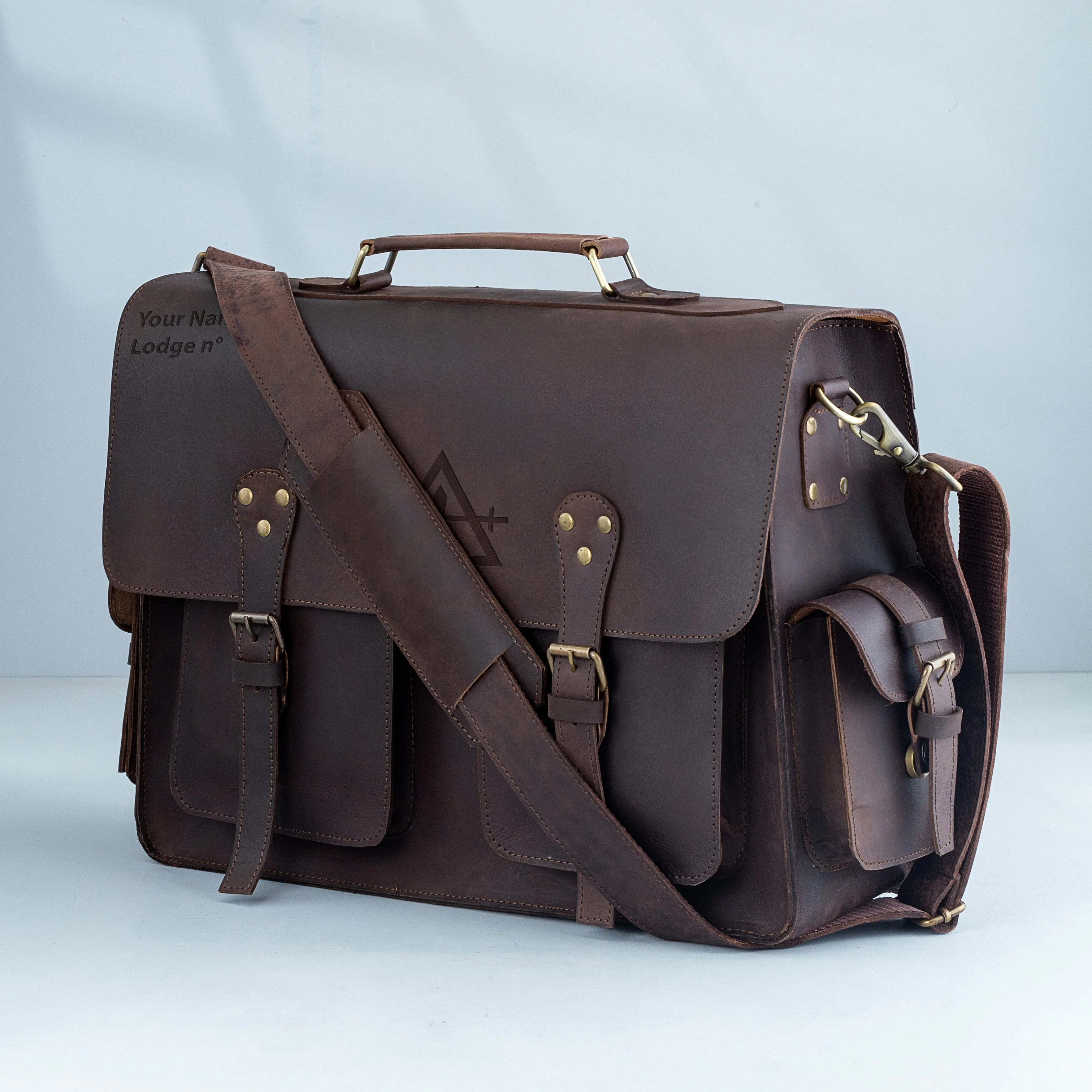 Council Briefcase - Handmade Leather