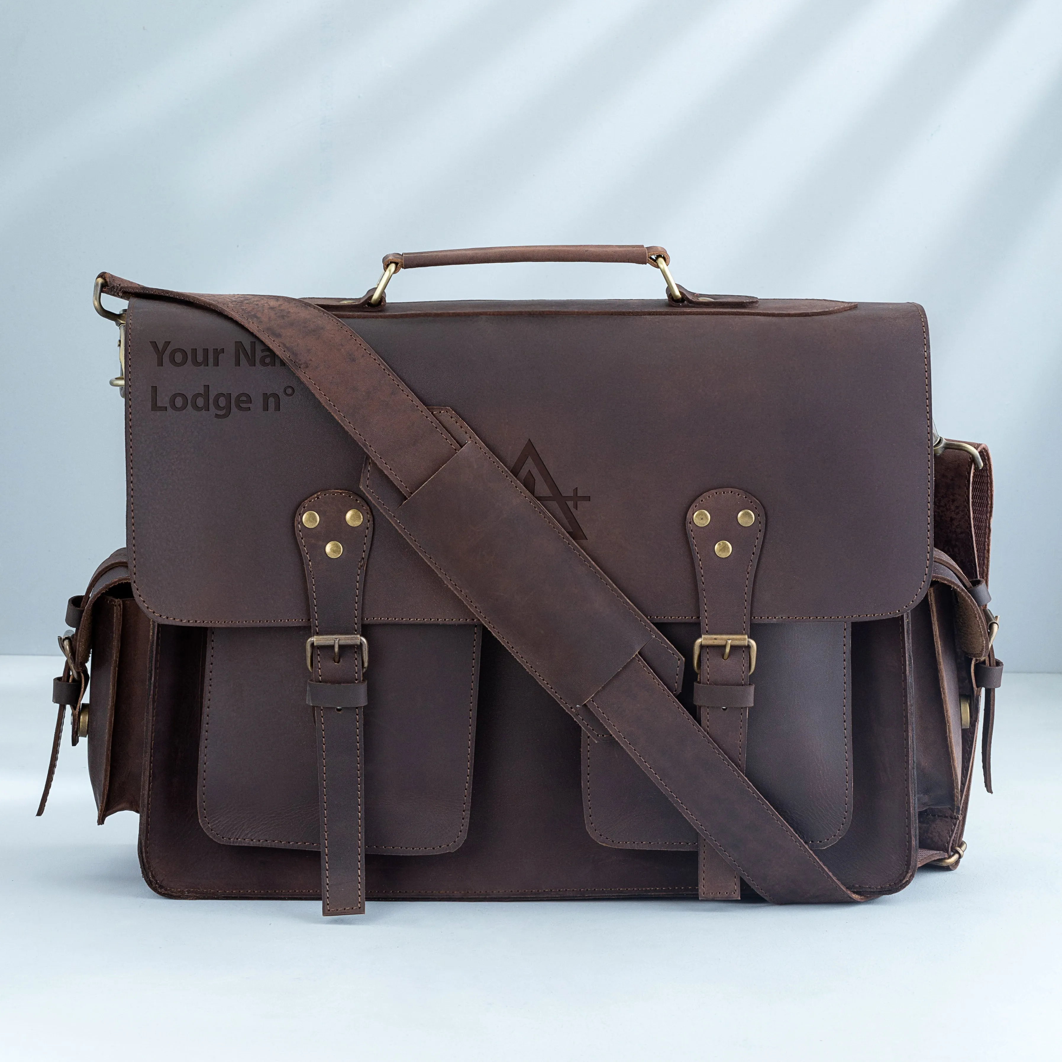 Council Briefcase - Handmade Leather