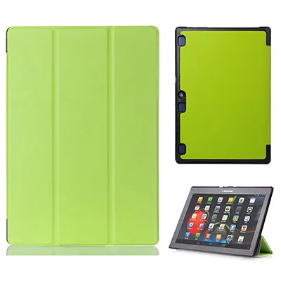 Cover case for Lenovo Tab 2 A10-70 A10-70F A10-70L A10-30 X30F 10.1 inch tablet  PU leather case film stylus pen