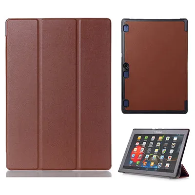 Cover case for Lenovo Tab 2 A10-70 A10-70F A10-70L A10-30 X30F 10.1 inch tablet  PU leather case film stylus pen