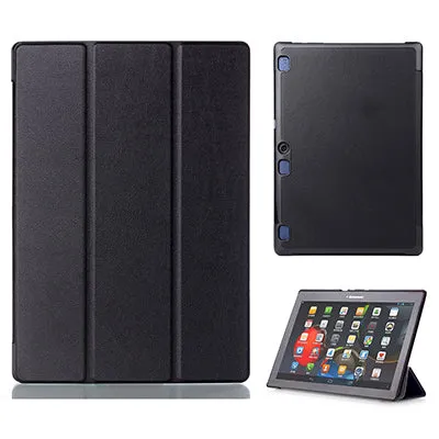 Cover case for Lenovo Tab 2 A10-70 A10-70F A10-70L A10-30 X30F 10.1 inch tablet  PU leather case film stylus pen