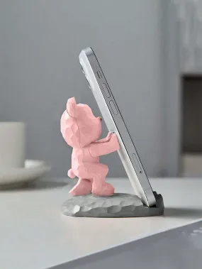 Cute Bear-Shaped Phone & Tablet Stand – Adorable Desk and Bedroom Decoration