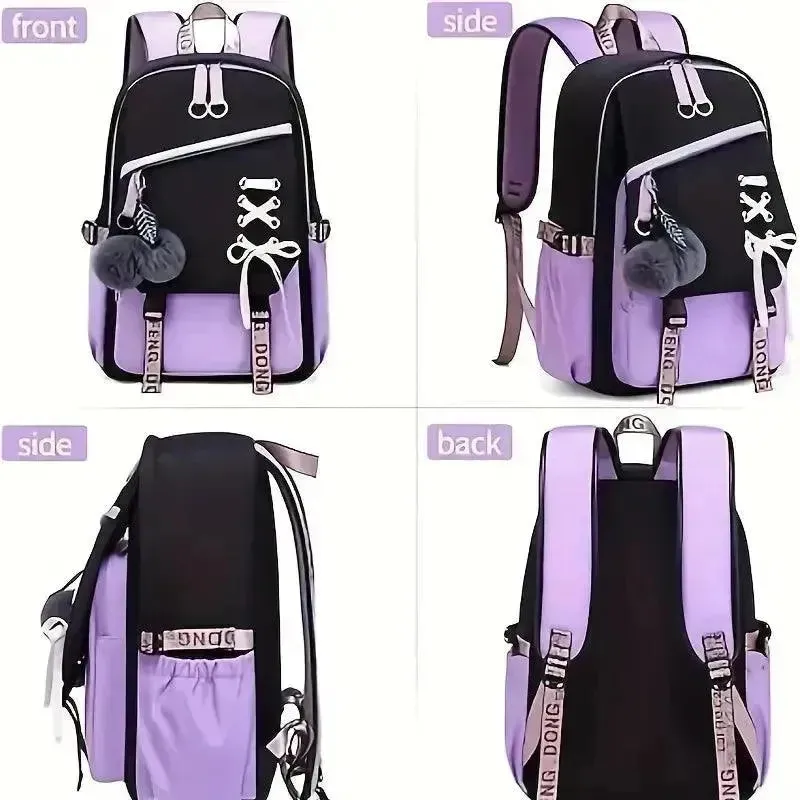 Cute Nylon Shoelace Teen Backpack