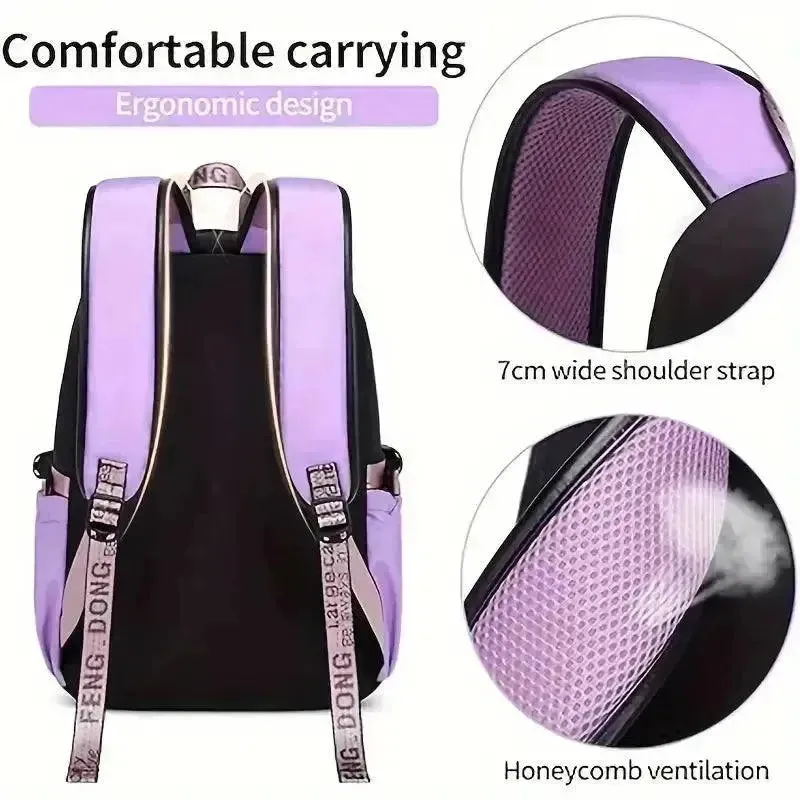 Cute Nylon Shoelace Teen Backpack