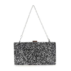 Dazzling Cluster Stone Accented Evening Bag