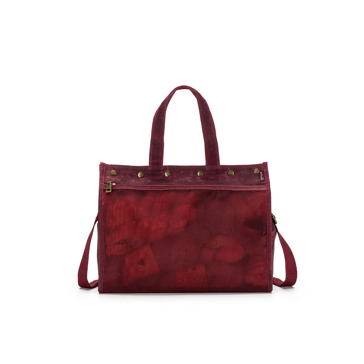 della Q Maker's Mesh Tote - Red