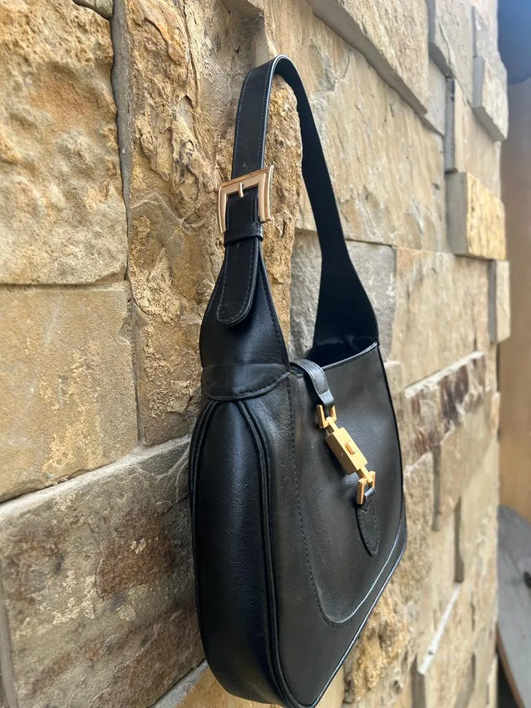 Designer Shoulder Bag For Women Black Leather Purse