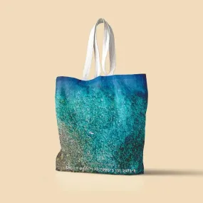 Destination Label Shelly Boulders Tote Bag