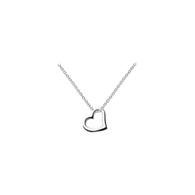 Dew Sterling Silver Open Heart Pendant 90C0HP