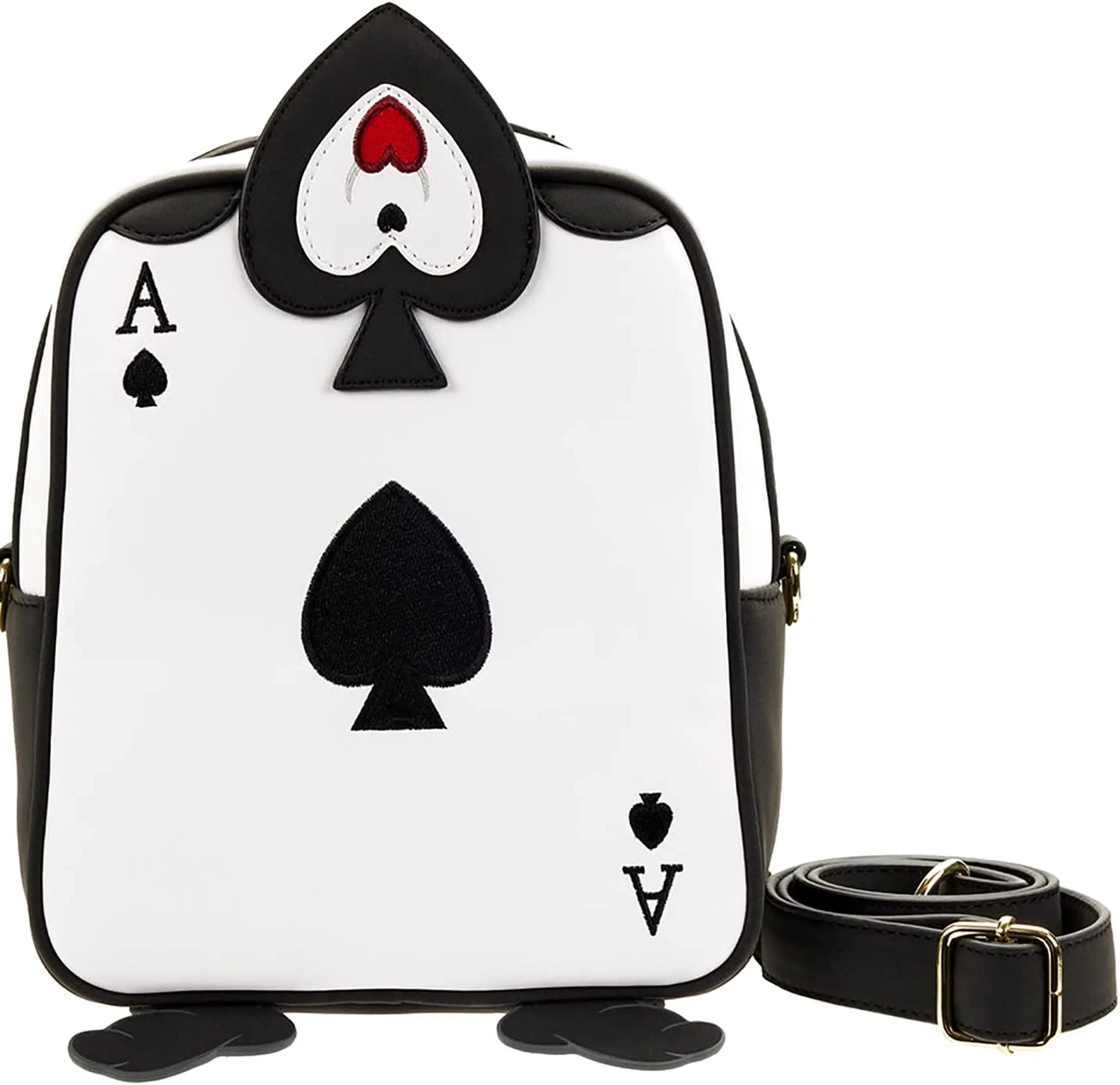 Disney Alice in Wonderland Ace of Spades Crossbody Bag