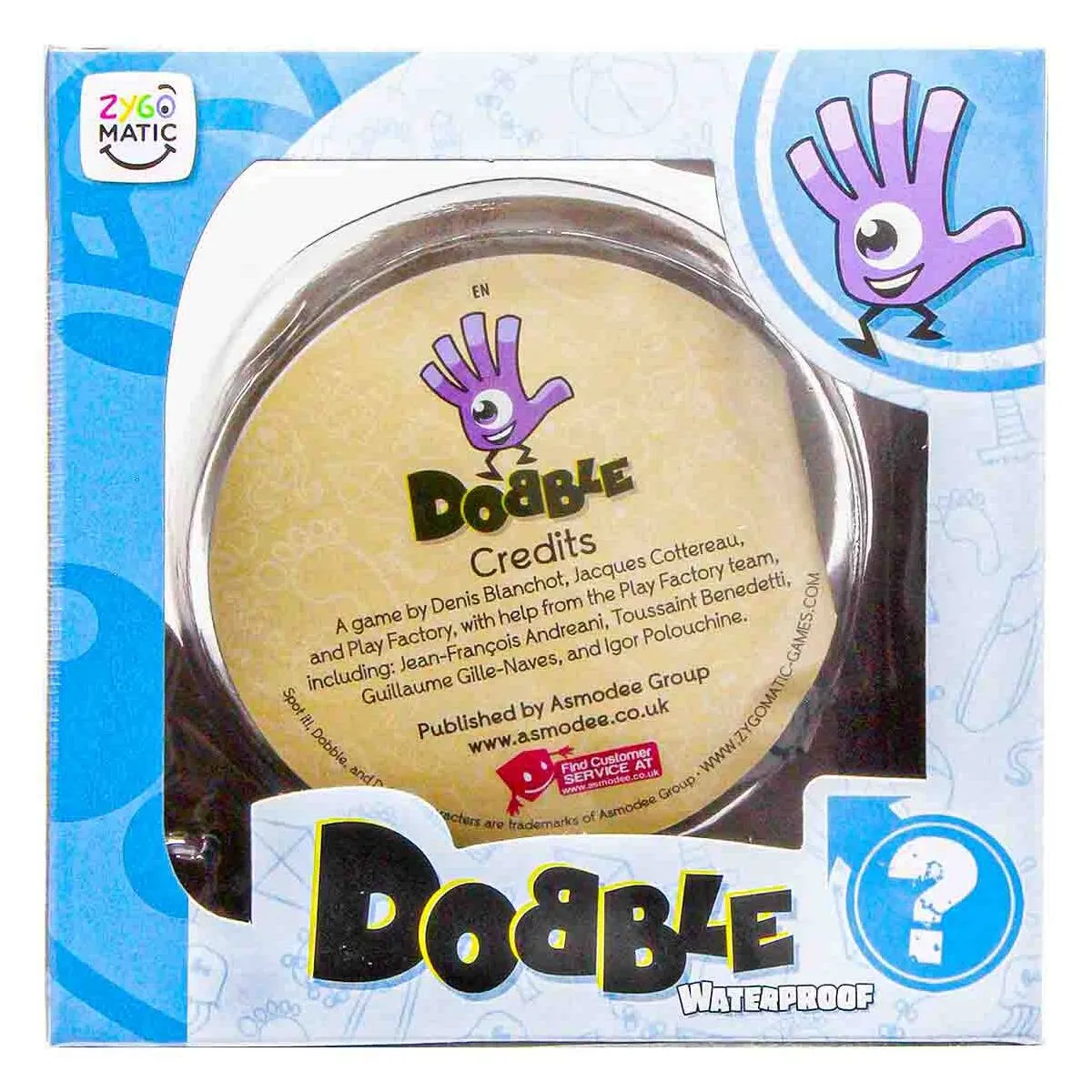 Dobble Waterproof Card Game Beach Edition