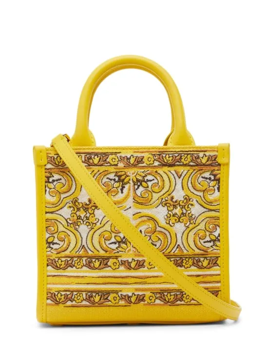 Dolce&amp;Gabbana   Small DG Daily maiolica jacquard bag 