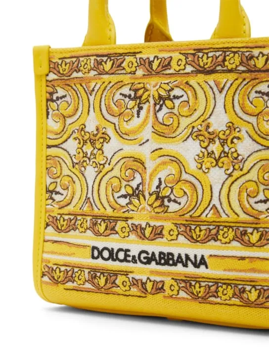 Dolce&amp;Gabbana   Small DG Daily maiolica jacquard bag 