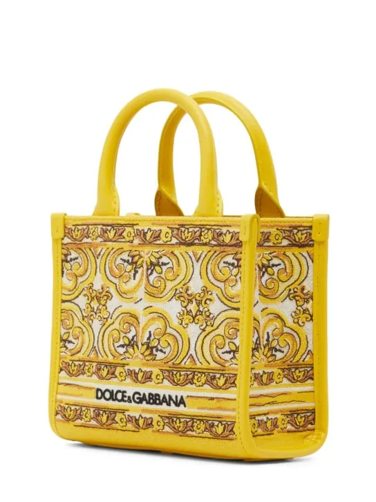 Dolce&amp;Gabbana   Small DG Daily maiolica jacquard bag 