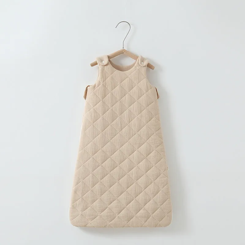 Earthy Cotton-padded Baby Sleeping Bag / Vest