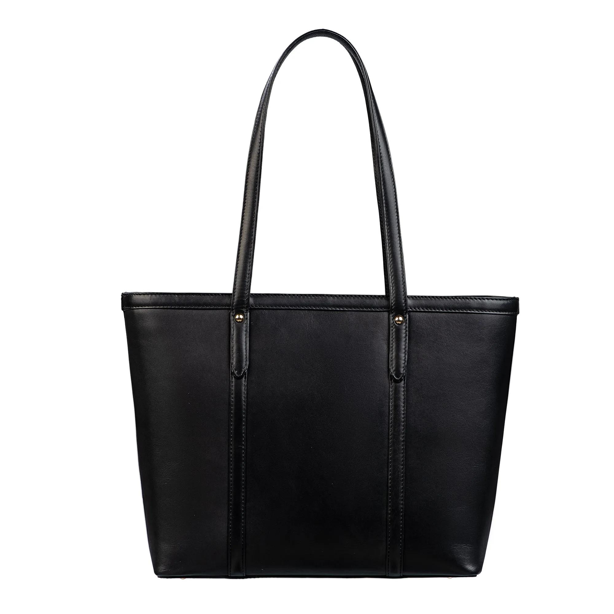 Elegant Tote Bag For Woman | 100% Genuine Leather | Ideal For Office & Travel | Color: Black, Brown, Green & Blue