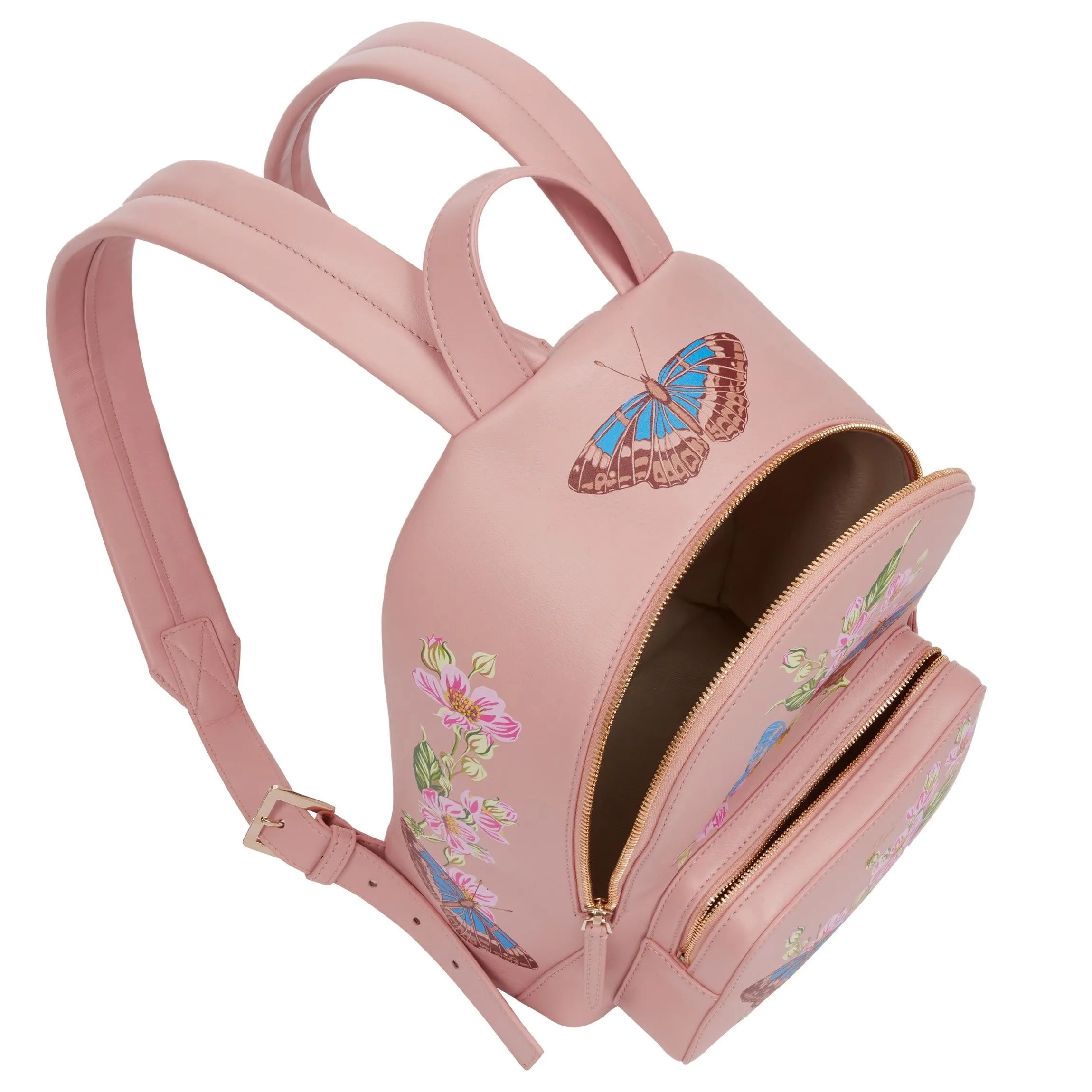 Emma Backpack Pink Spring Flowers