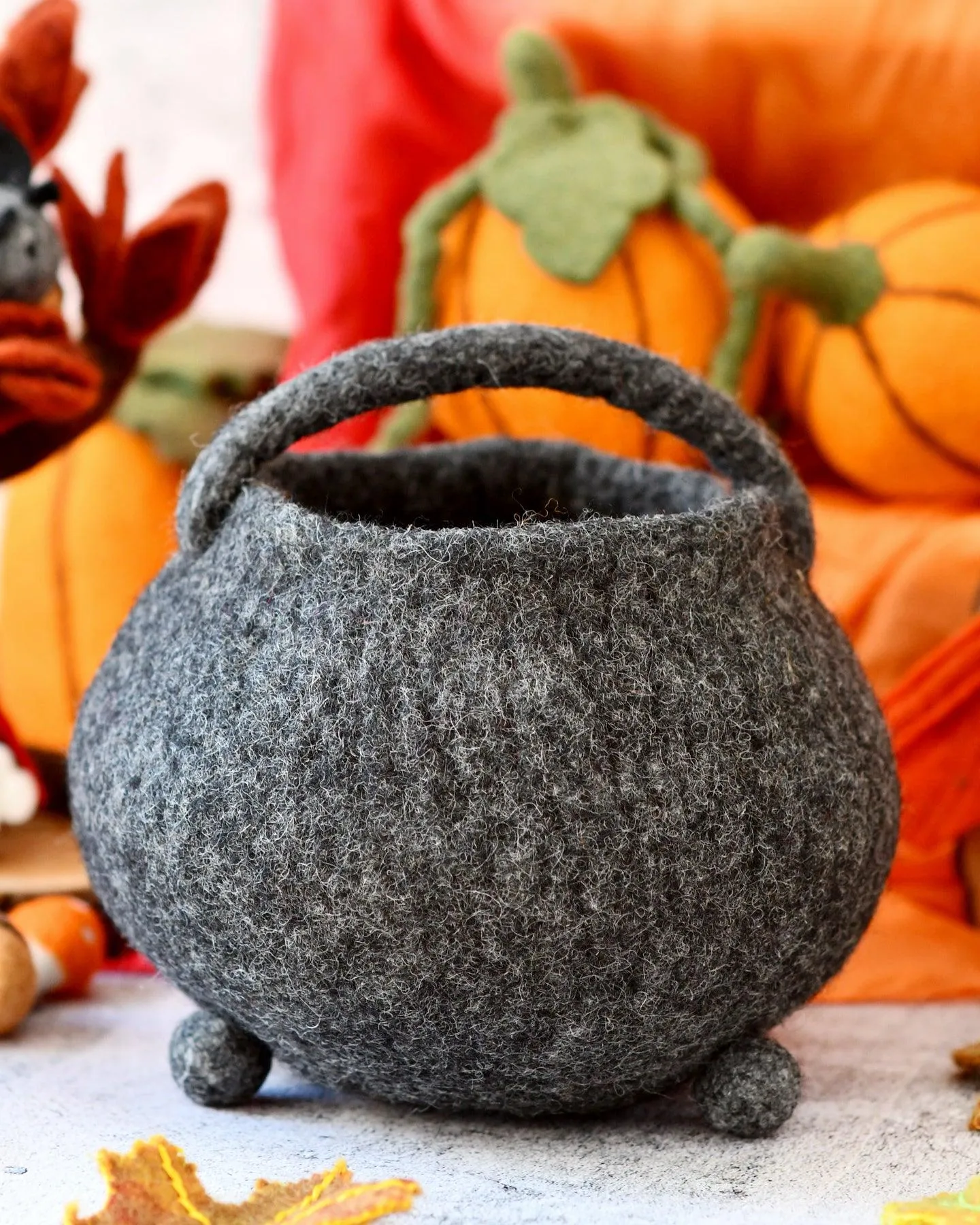 Felt Witches' Cauldron Bag