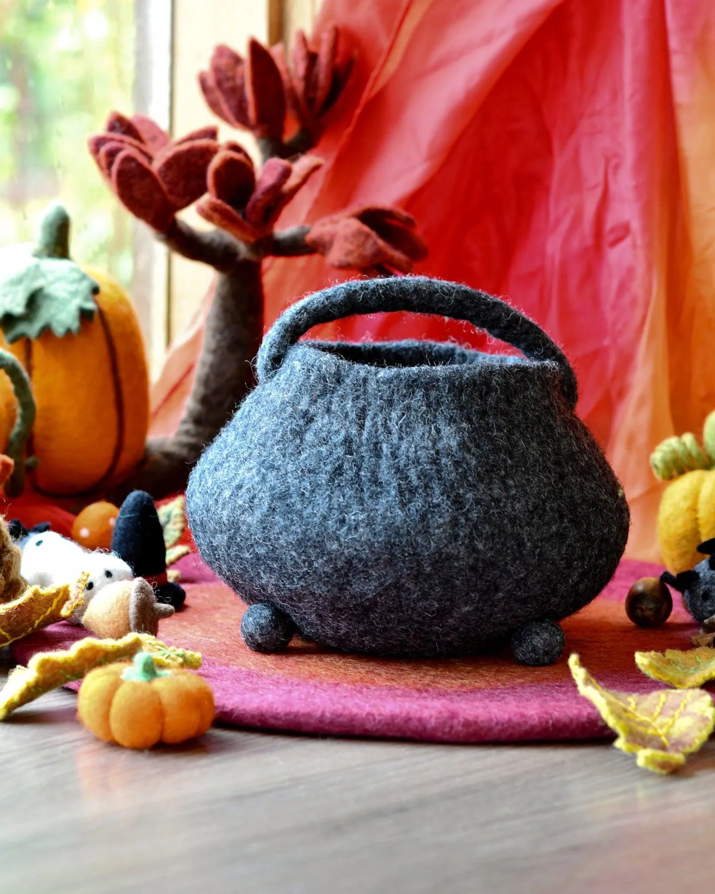 Felt Witches' Cauldron Bag