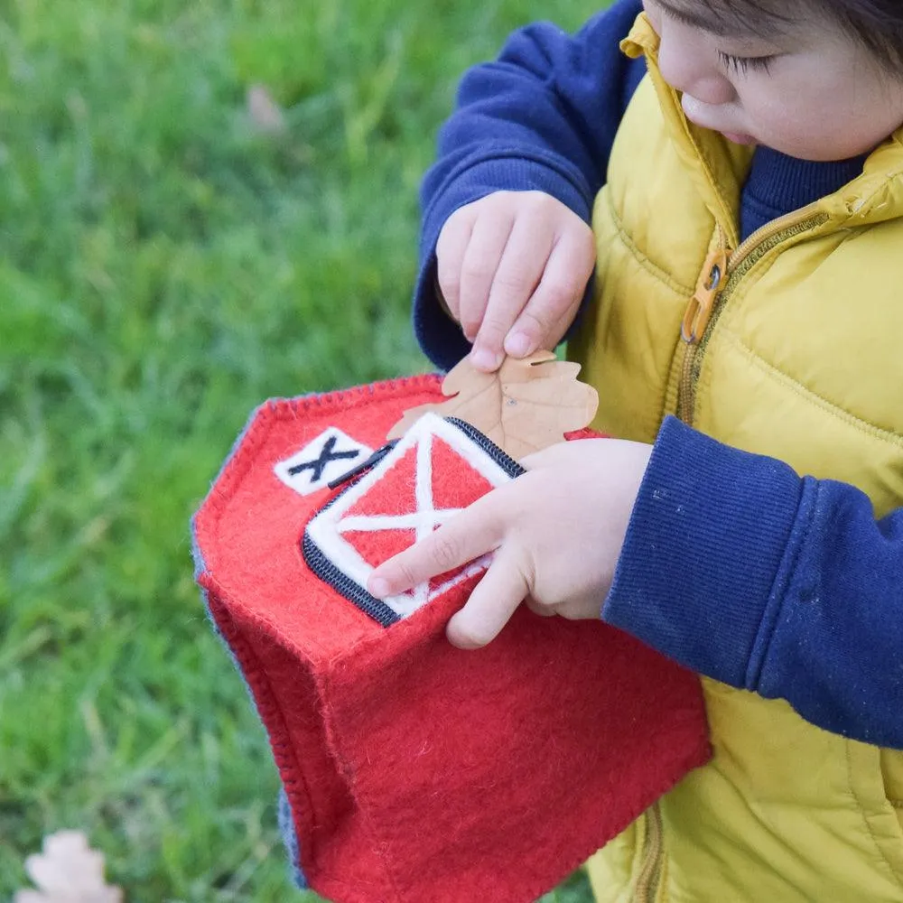 Finger Puppets - Farm Barn (Farmhouse) Bag