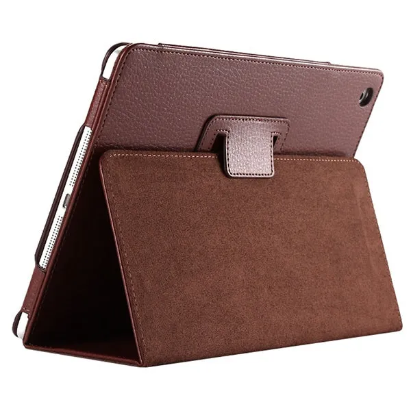 For ipad Mini Case Matte Soft Flip Litchi PU Leather for Apple ipad Mini 1 2 3 Coque Cover Smart Stand Auto Sleep /Wake UP Style