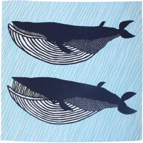 Furoshiki: kata kata - Whales