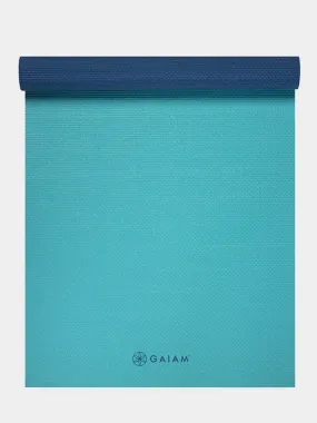 Gaiam Open Sea Reversible 2 Colour Yoga Mat 4mm