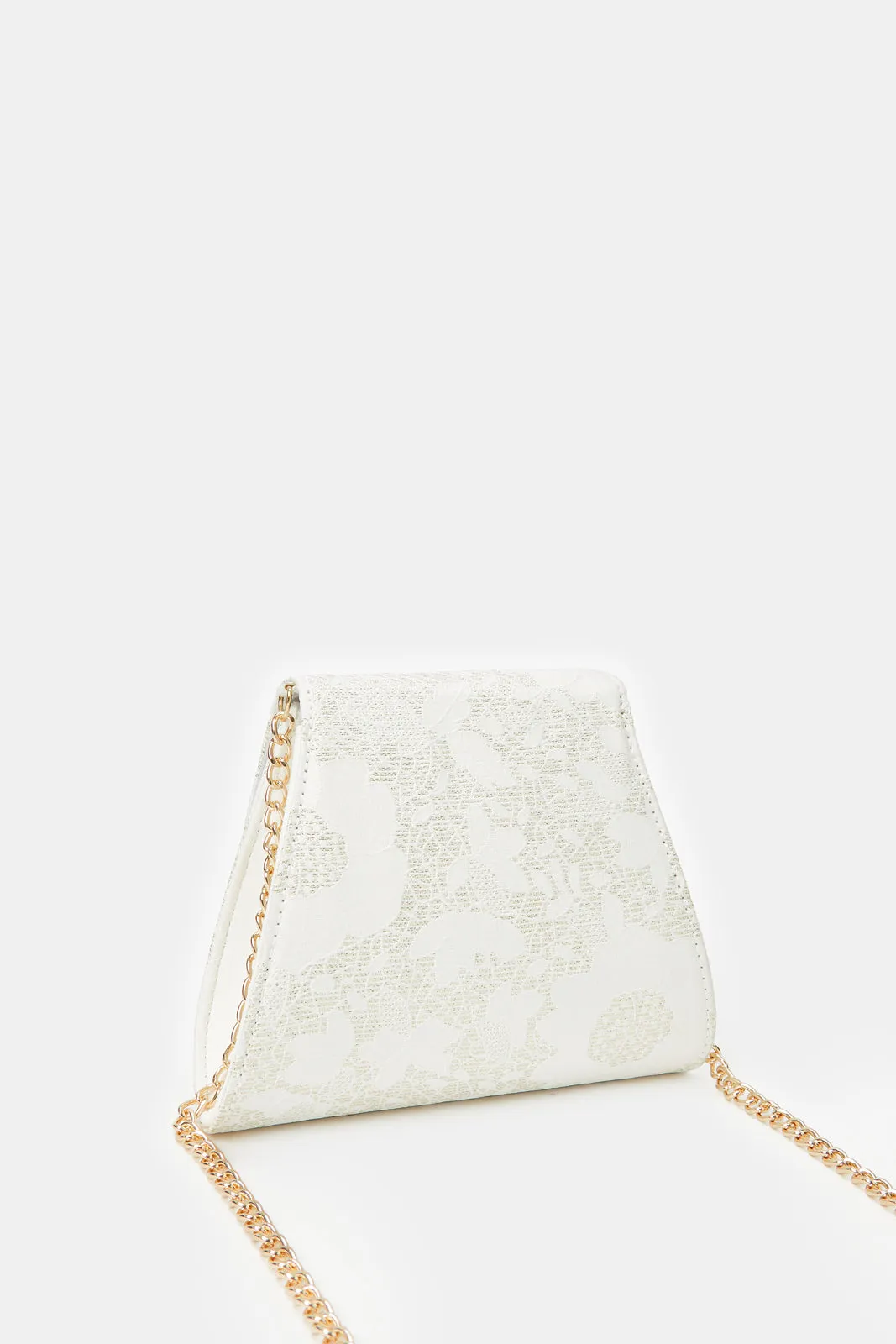 Girls Gold Embellished Cross Body Bag