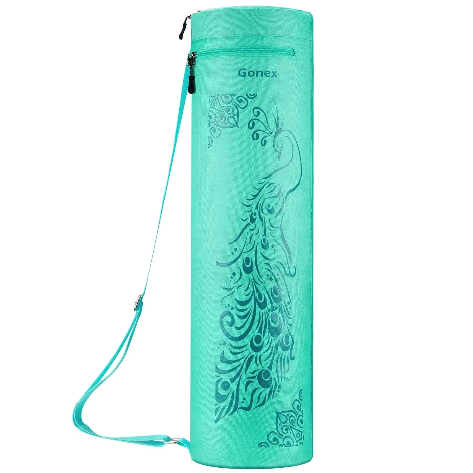 Gonex Yoga Mat Bag, Peacock