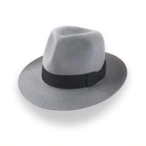 Grey Poet Fedora Hat in Premium Fur Felt and Custom Fit | The Pulsar