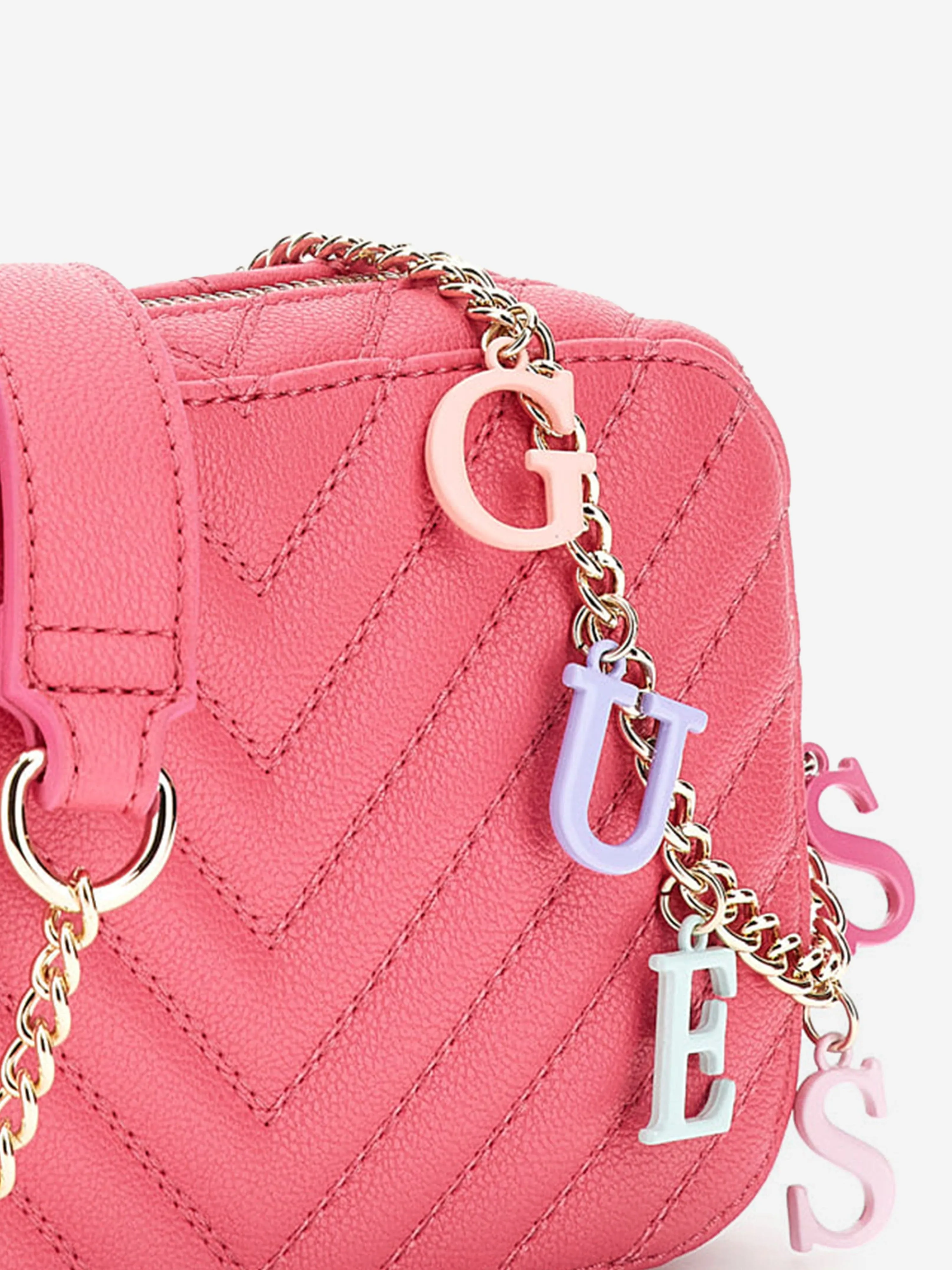 Guess Girls Crossbody Bag in Pink (18cm)