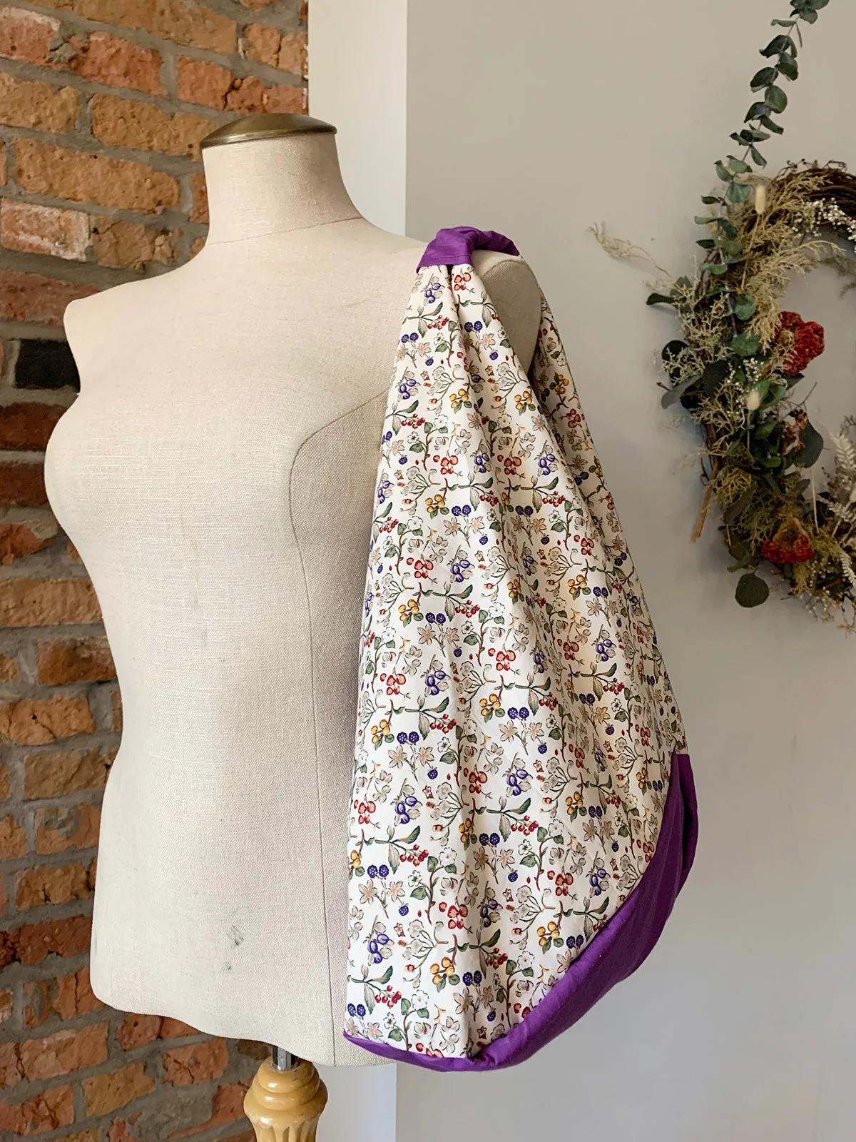 *Handmade* Origami bag | Market bag | Berries