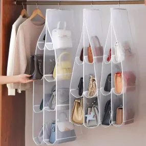 Hanging Storage Handbag organizer for closet*