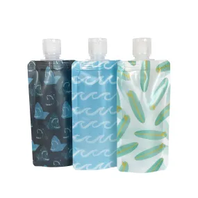 Hawaii Faves in Blue Keiki Travel Pouch, Set of 3