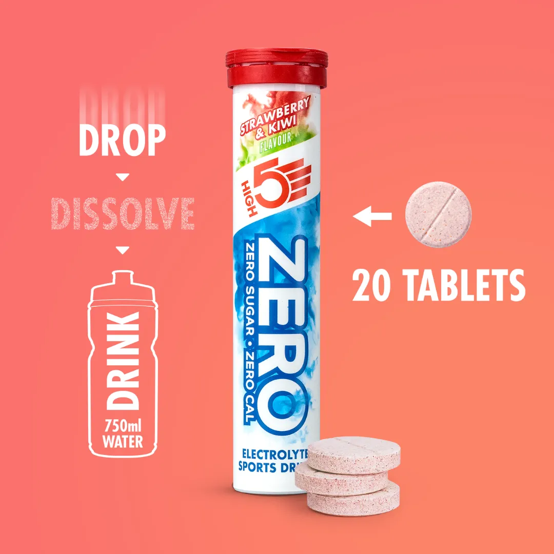 High5 - Hydration Tablets - ZERO - Strawberry & Kiwi