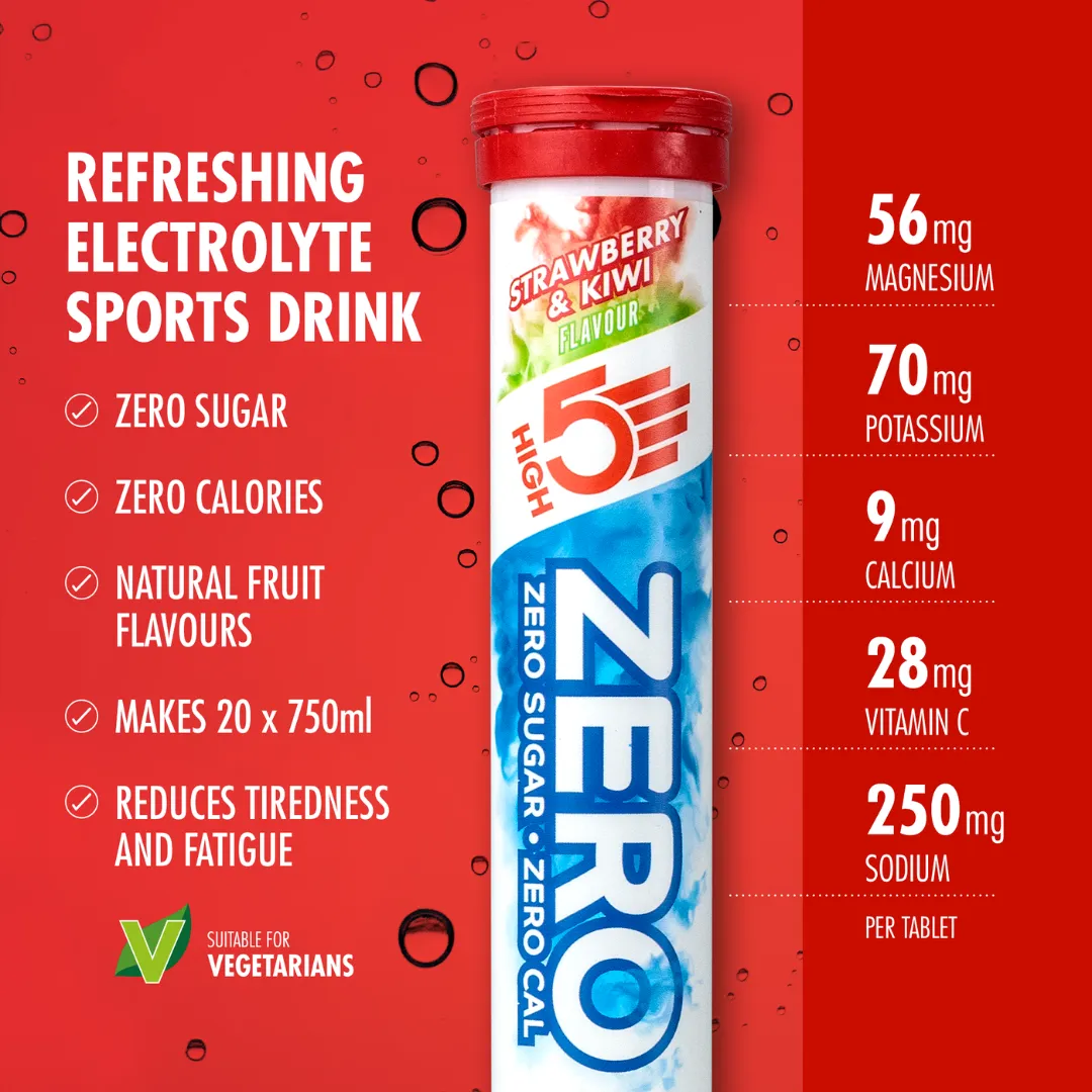 High5 - Hydration Tablets - ZERO - Strawberry & Kiwi