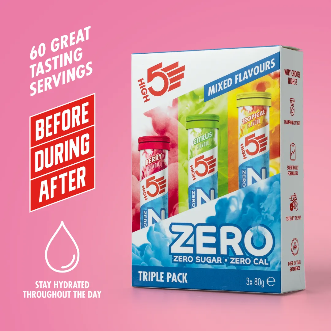 High5 - Hydration Tablets - ZERO - Triple Pack