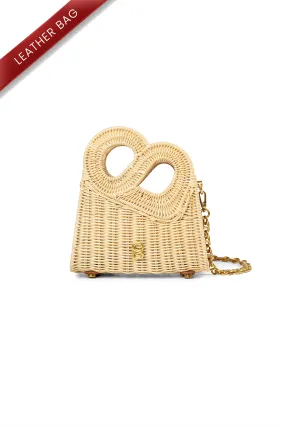 Hold Me Rattan Bag Small - Caramel