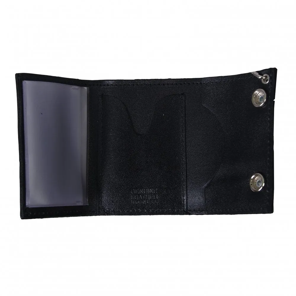 Hot Leathers Skull and Crossbones Wallet