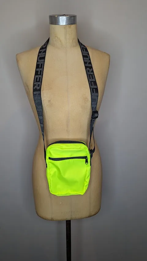 Huffer HFR Neon Yellow Crossbody Festival Bag