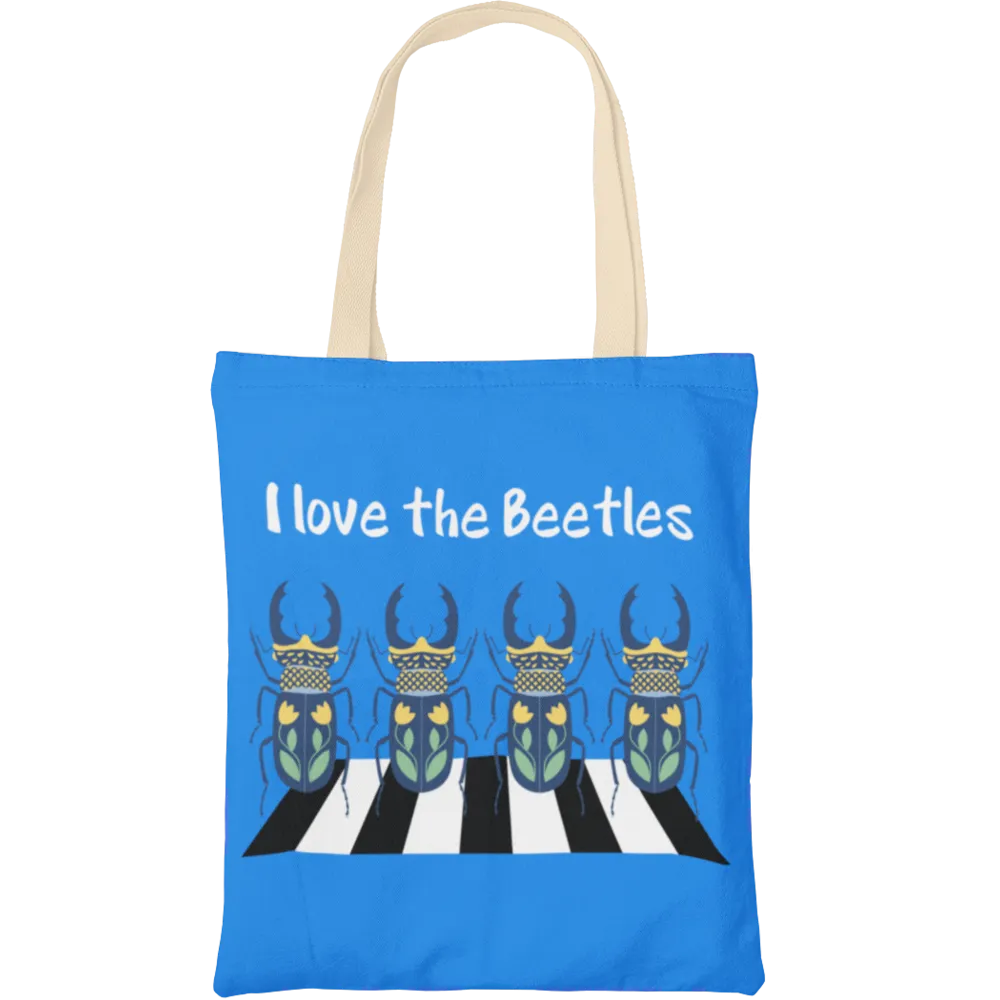 I Love The Beetles Tote Bag