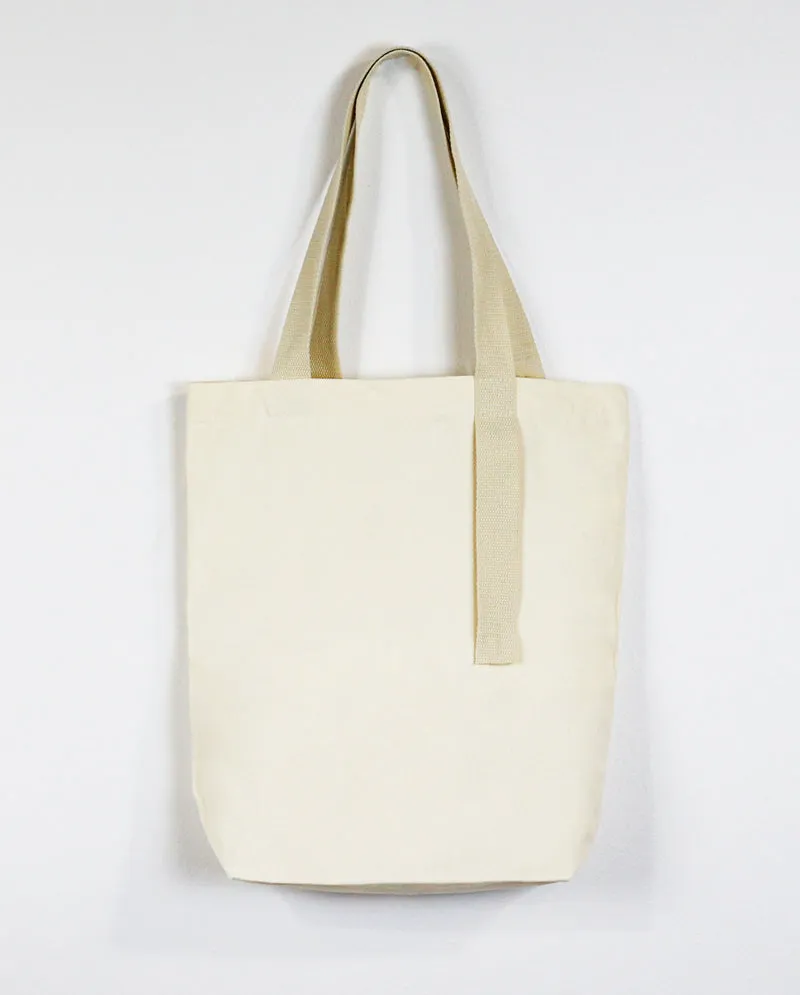 IC GURL - Plain Color Pointed Cotton Eco Bag