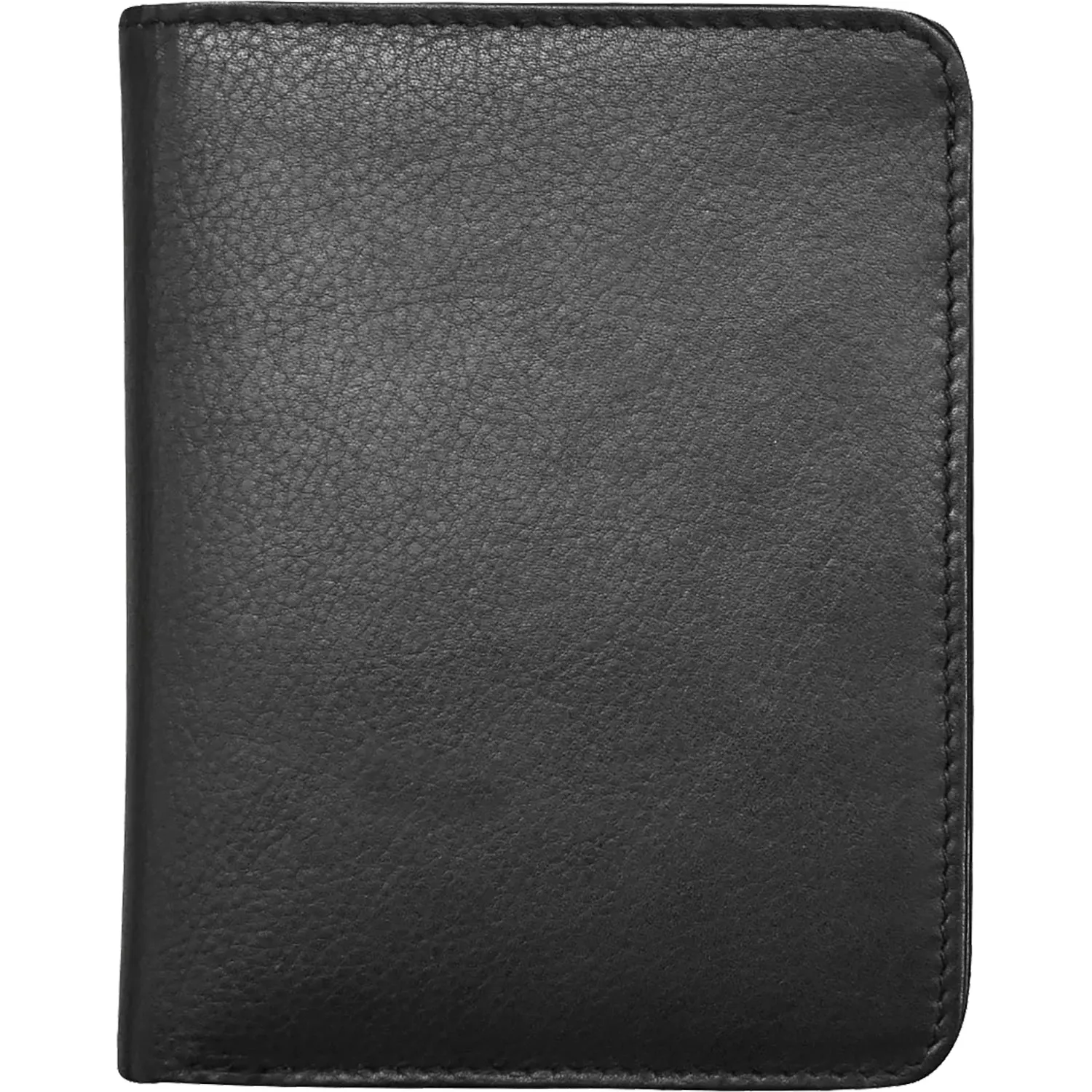 ili New York Euro Size Wallet Black Leather