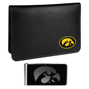 Iowa Hawkeyes Weekend Bi-fold Wallet & Black Money Clip